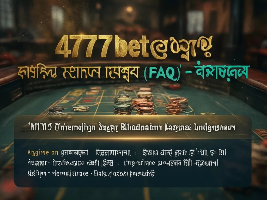 4777bet APK Download FAQ Bangladesh