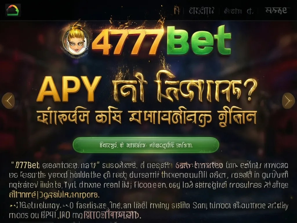 4777bet APK Safety and Security Guide
